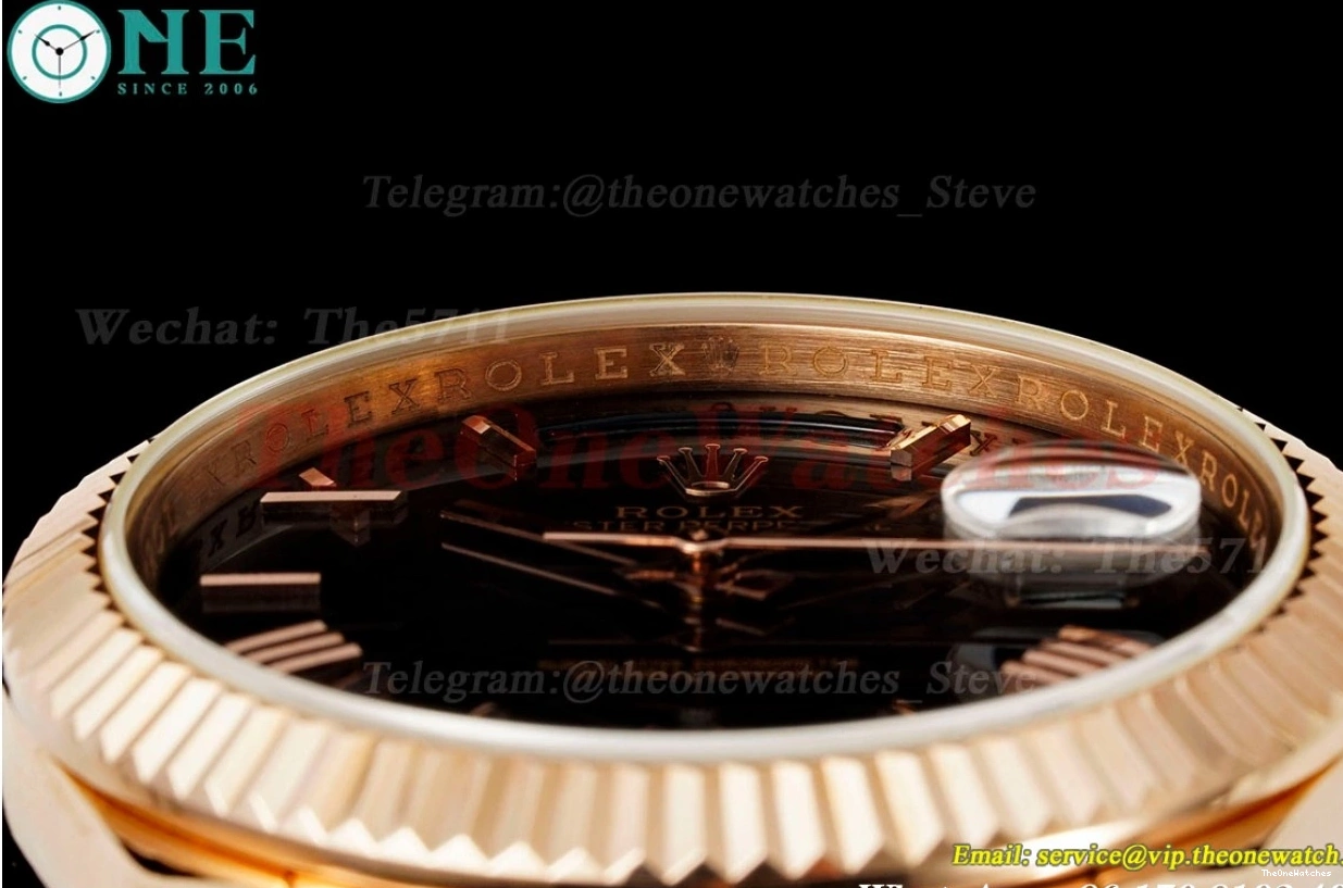 DayDate 228235 40mm VR3255(Gain Rmn RG RG KF Black Weight) 0126